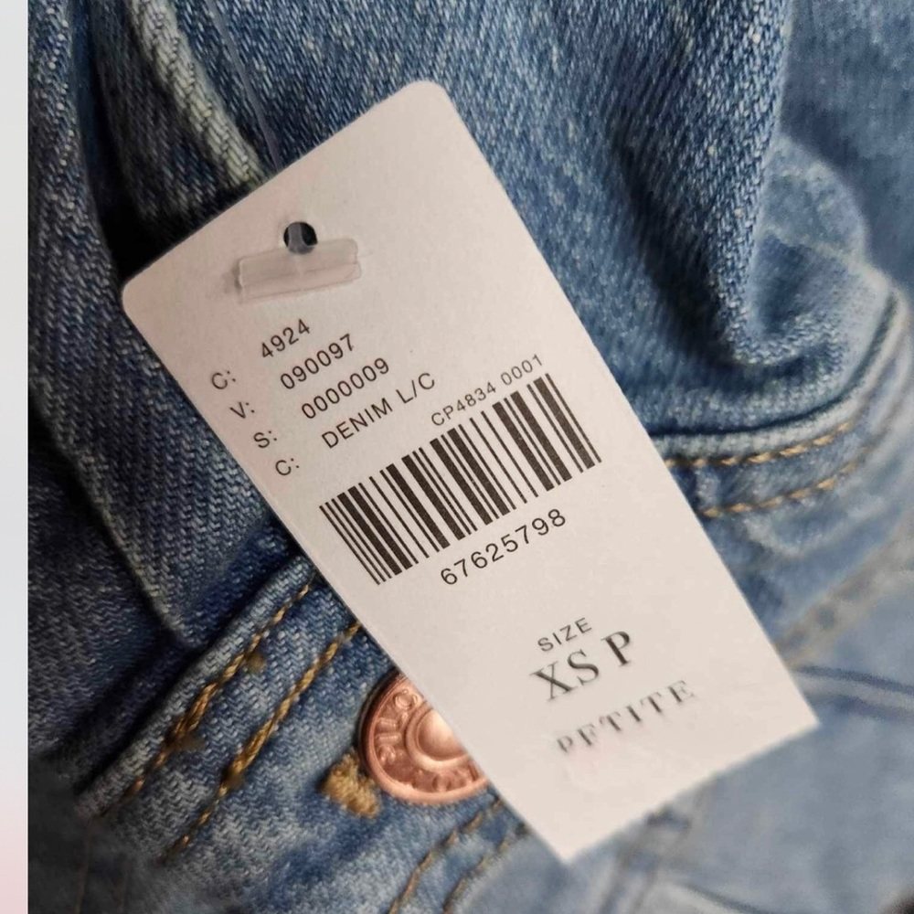 Anthropologie Pilcro Comeback Boyfriend Denim Jacket Size XS. B22 - Picture 7 of 9